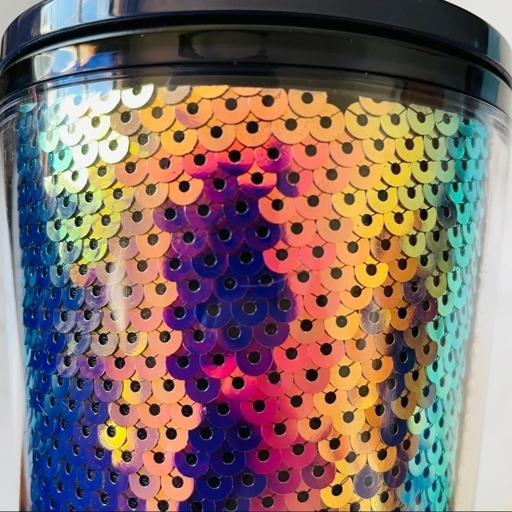 Starbucks 2020 Holiday Dark Sequin Tumbler